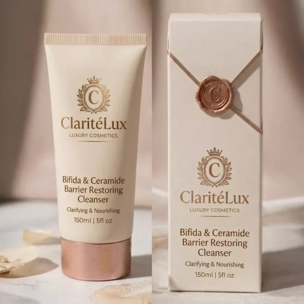 ClaritéLux Bifida & Ceramide Barrier Restoring Cleanser – Clarifying & Nourishing
